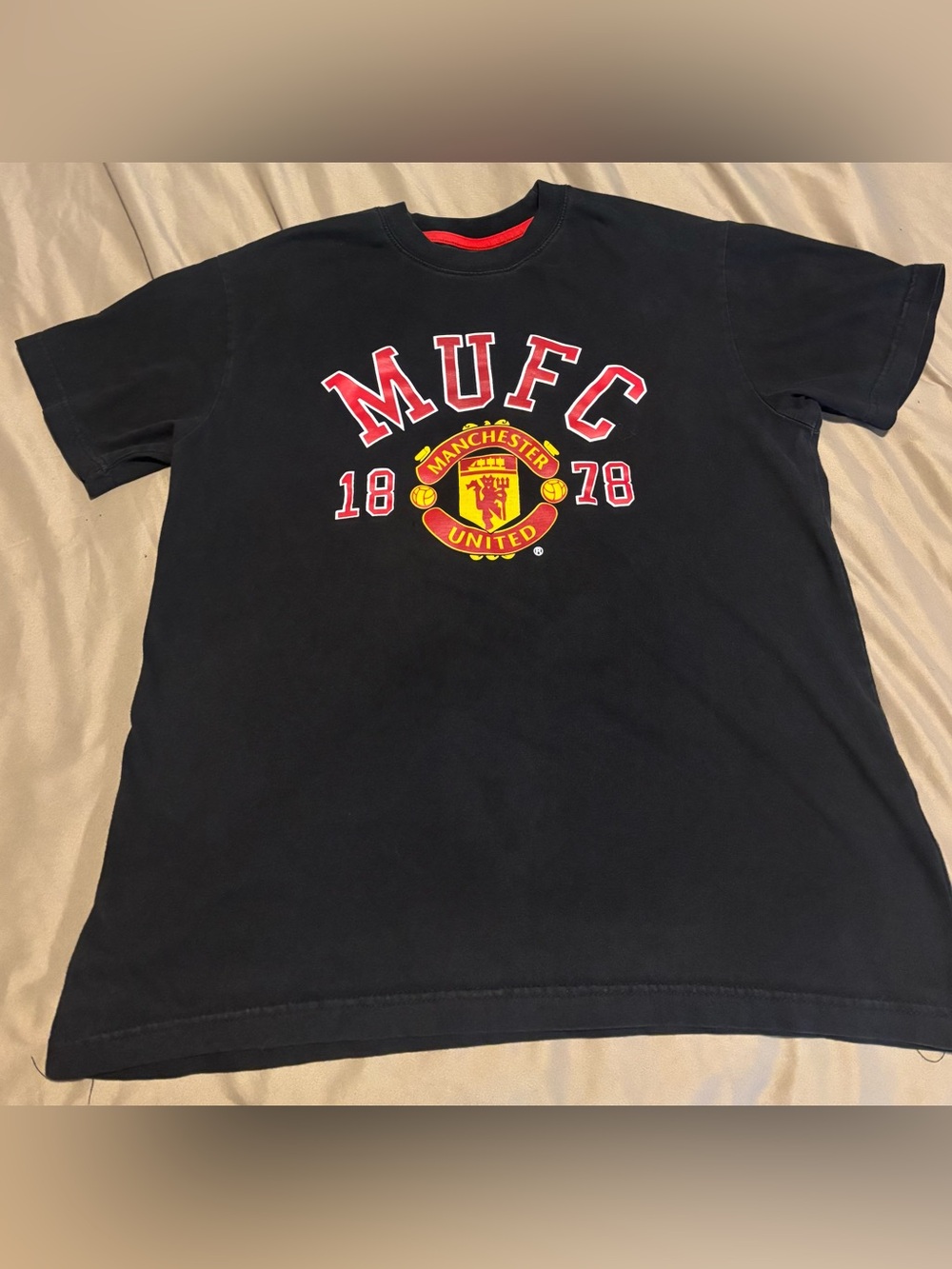 Manchester United FC Soccer Licensed T-Shirt Size Large